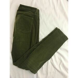 Car Mar LF Olive Green Corduroy Skinny pants